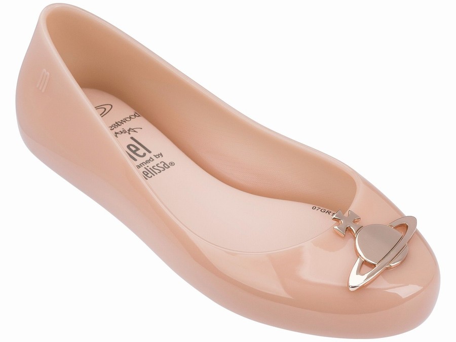 Bailarinas Melissa Vivienne Westwood Space Love Orb Niños - Camello - Argentina KPD-348096
